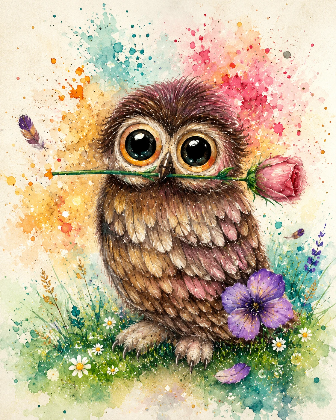 Course 4 - Advanced — original watercolour painting by Anne-Marie Bond