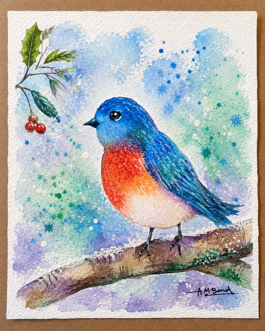 Spirit Animals — original watercolour painting by Anne-Marie Bond